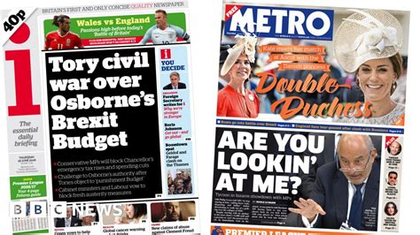 Newspaper Headlines Green Faces Mps Over Bhs Referendum Flotilla