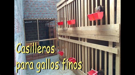 Mis Nuevos Casilleros Para Gallos De Pelea Gallos De Finos Youtube