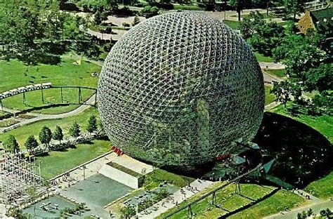 Us Pavilion At The Expo 1967 In Montreal Canada By Buckminster Fuller