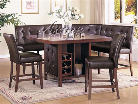 Great for apartments or homes without formal dining space, a small breakfast nook that fits in a corn… Booth Zombie Pic: Corner Booth Dining Set