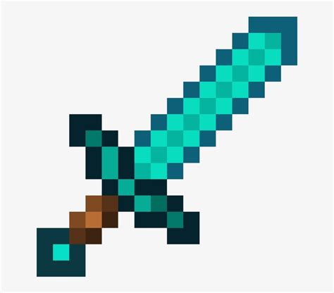 Diamond Sword Minecraft Stone Sword Pixel Art 1120x1000 Png
