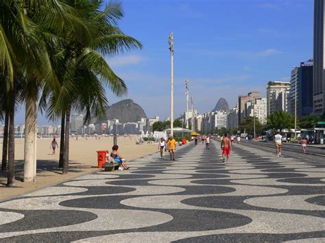 You love south american culture and would love to travel there to. Copacabana Beach Boardwalk | modern design by moderndesign.org