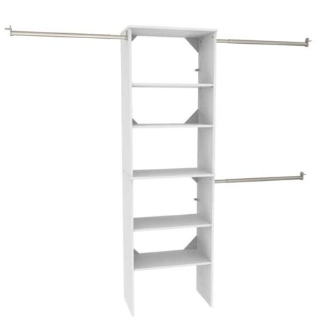 Closetmaid 4365 Style 84 In W 120 In W White Wood Closet System