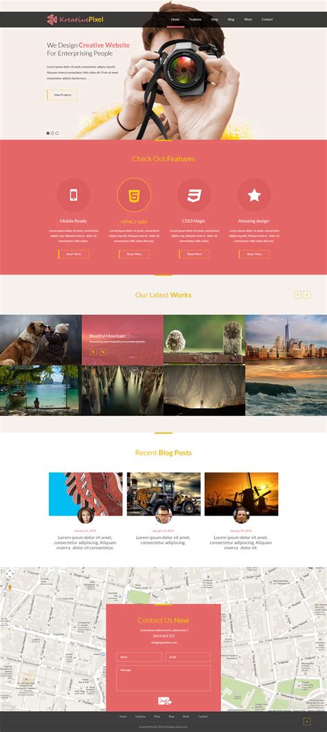 Psd Website Templates 25 Nice Designs To Download Free Riset
