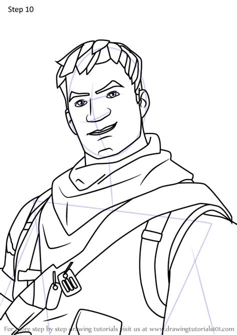 Learn How To Draw Sergeant Jonesy From Fortnite Fortnite Step By Step