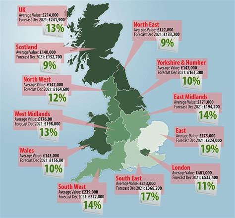House prices soared in november at the fastest annual rate in six years. Where will house prices rise the most over five years ...