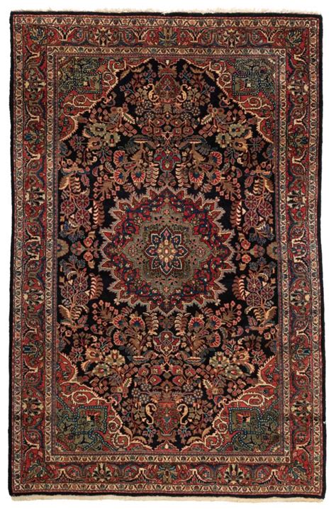 If you got'em we can clean them. Antique Persian Sarouk Rug 4'3"×6'7"