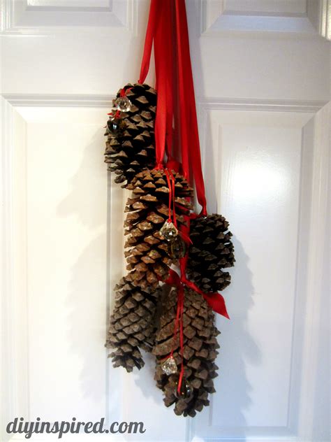Hanging Pine Cone Decoration Diy Inspired
