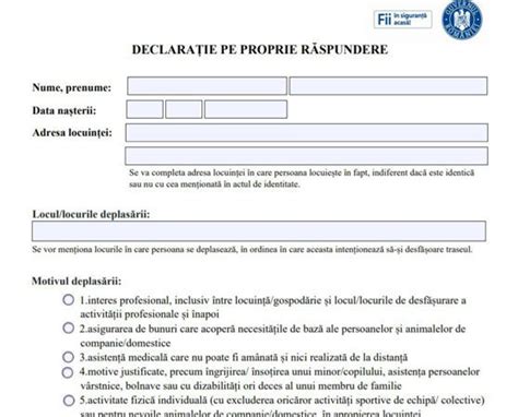 Model Declaratie Proprie Raspundere Mai Mult De 5 Angajati - malayajil