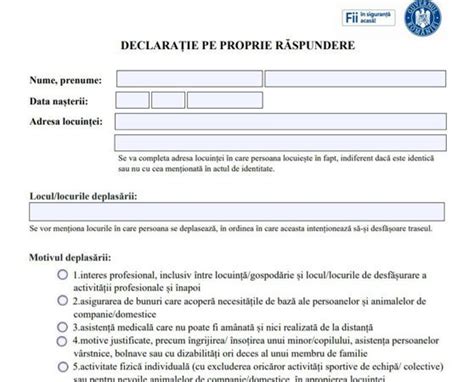 Model Declaratie Proprie Raspundere Mai Mult De Angajati Malayajil