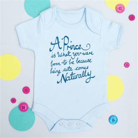 Little Prince Baby Bodysuit By Sparks And Daughters