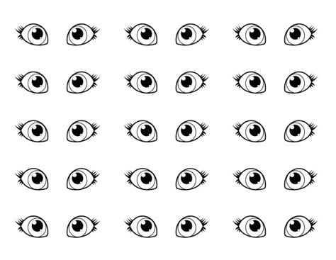 Coloring Page Eyes Printable Coloring
