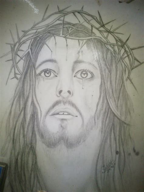 Jesus Face Pencil Drawing At Getdrawings Free Download