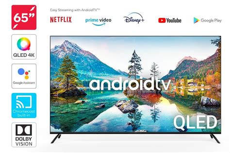 Qled 65 4k Uhd Hdr Smart Tv Android Tv At Mighty Ape Nz