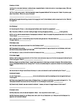 What happened after a few girls were accused of being witches? 33 Salem Witch Trials Video Worksheet Answers - Notutahituq Worksheet Information