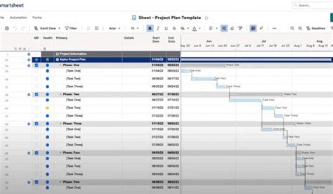 How To Use Smartsheet For Project Management Technologyadvice