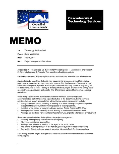Best Photos Of Project Management Memo Template Sample Management