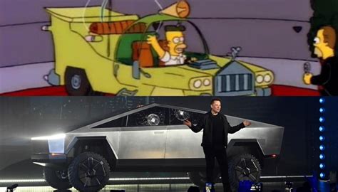 Teslas Bizarre Bond Inspired Cybertruck Compared To Homer Simpsons