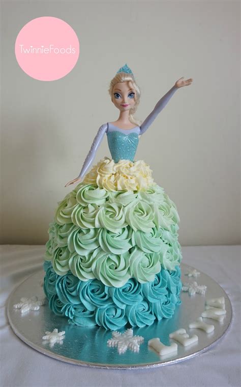 Elsa Doll Cake Twinniefoods