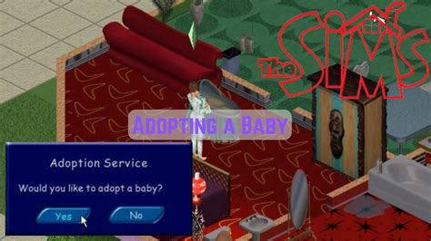 Sims 1 Adopting A Baby Youtube