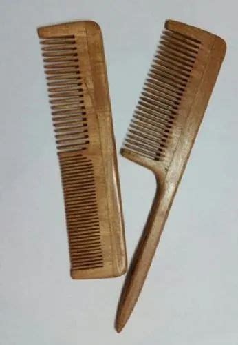 Brown 8 Inch Wooden Comb At Rs 180 In Sambhal Id 20820883112