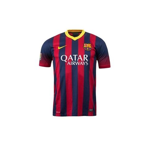 Fc Barcelone Domicile Football Jersey 201314 Messi 10 Nike
