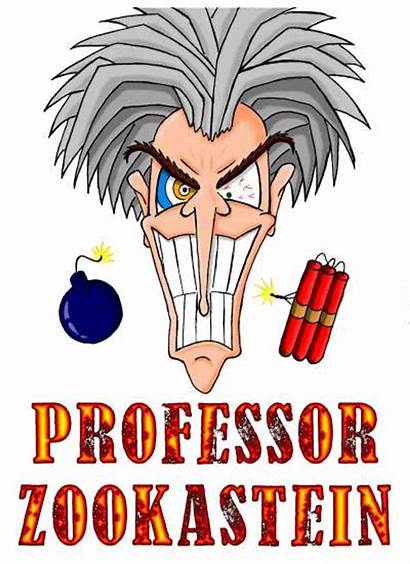 Cartoon Scientist Mad Professor Library Clipart Computer