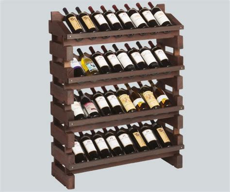 Franmara Modularack Pro Full Display Wooden 32 Bottle Wine Rack