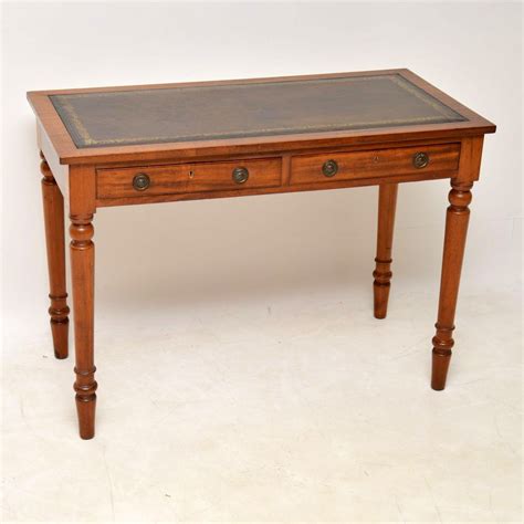 Antique Victorian Mahogany Leather Top Writing Table Marylebone Antiques