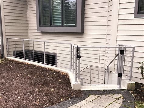 Stainless Cable Rail Gate Great Lakes Metal Fabrication
