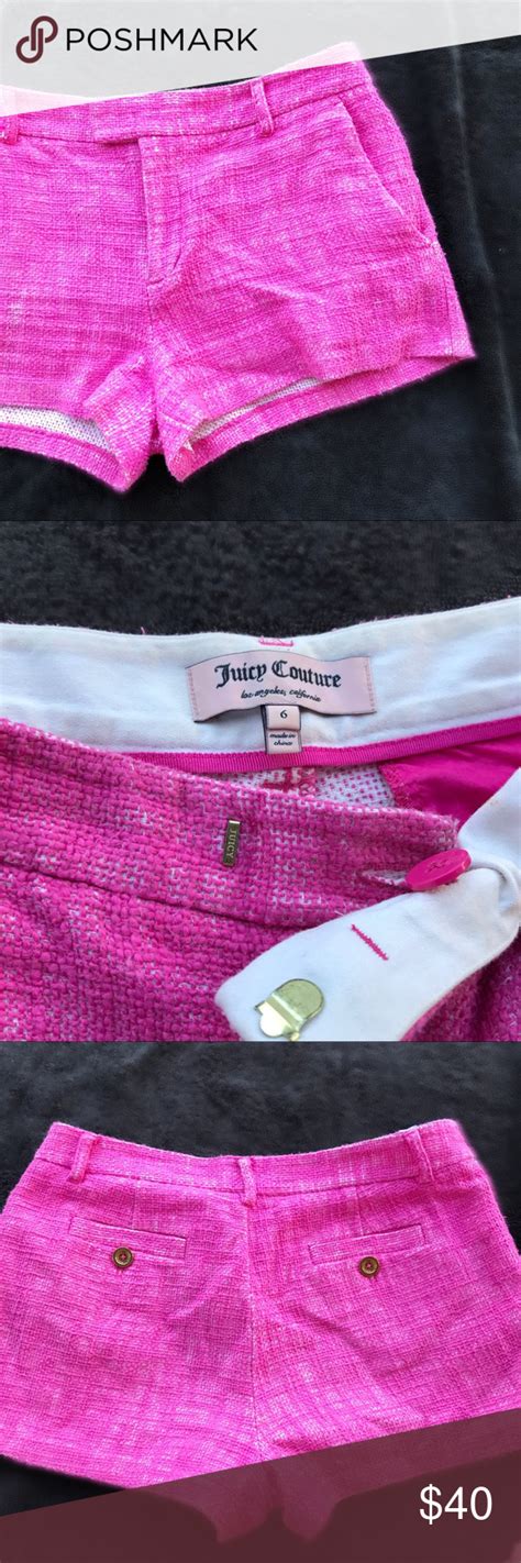 Juicy Couture Pink Shorts Juicy Couture Pink Juicy Couture Pink Shorts
