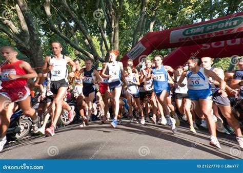Marathon Runner Runners Start Competition Editorial Stock Photo Image