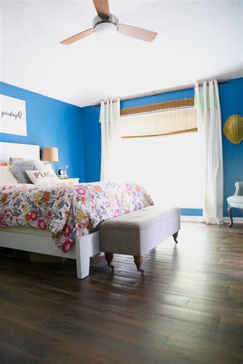 Vinyl Plank Flooring in the Bedroom | Love & Renovations
