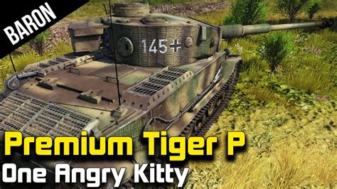 War Thunder Tanks - Premium Tiger Porsche - Panzerbefehlswagen Tiger (P) - YouTube