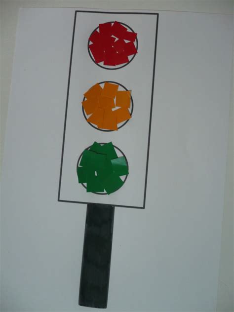 paper traffic lights fun family crafts