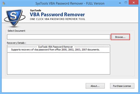 Vba Password Remover Tool Can Recoverbreak Lost And Forgotten Password