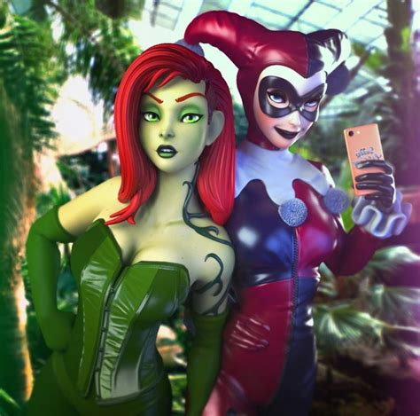 Pin On Poison Ivy And Harley Quinn