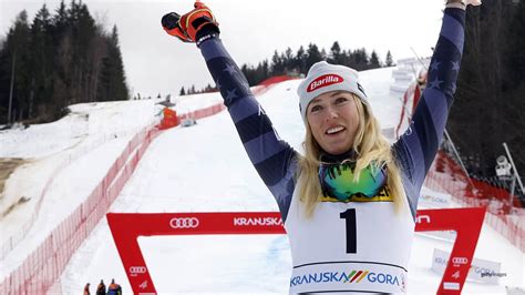 An Emotional Triumph For Mikaela Shiffrin As She Equals World Cup