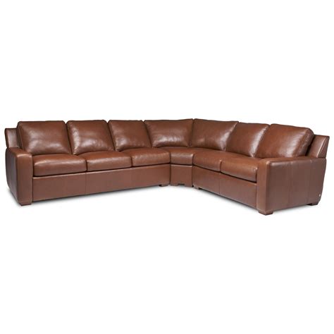 American Leather Lisben Contemporary L Shaped Sectional Jacksonville