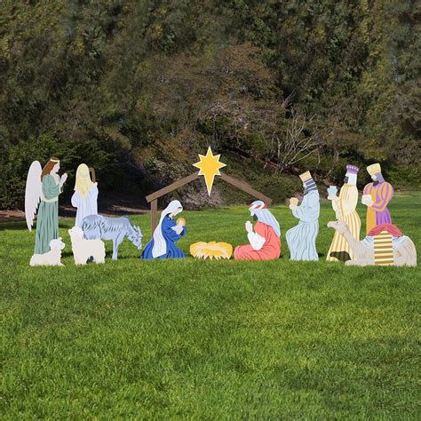 Buy Outdoor Nativity Store Complete Nativity Scene 12 Weatherproof