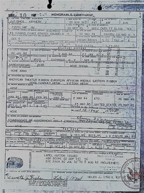 Hospital Discharge Form