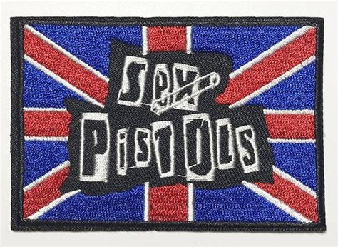 Sex Pistols Patch Iron On New Logo Punk Ramones Clash Rancid Sid