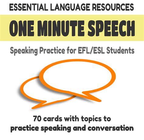 CARDS - One Minute Speech TOPICS - Payhip