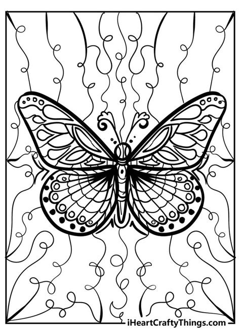 Butterfly Heart Coloring Pages Coloring Pages