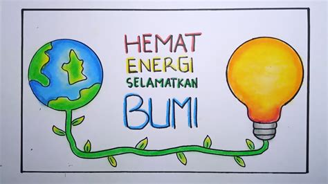 Contoh Poster Poster Hemat Energi