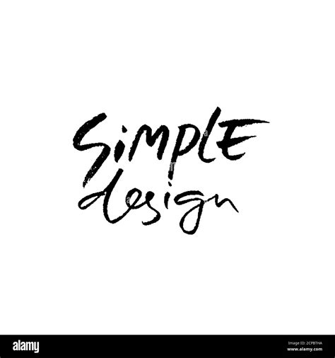 Simple Design Hand Drawn Modern Brush Lettering Typography Banner