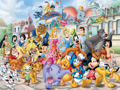 Disney Characters Hd Desktop Wallpaper High Resolution Disney
