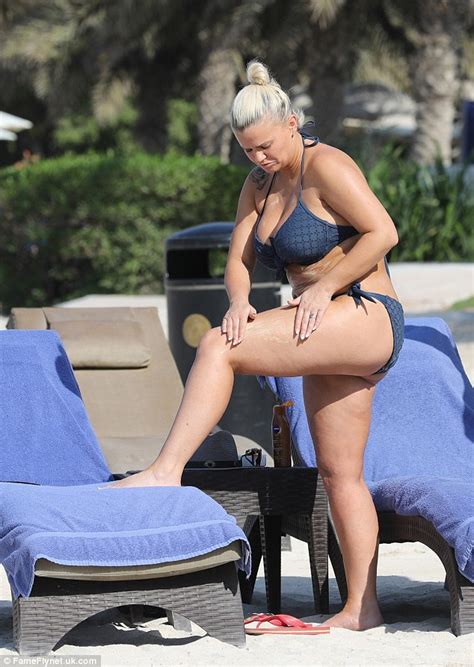 Kerry Katona Flashes Surgical Tape On Newly Taut Stomach Daily Mail Online