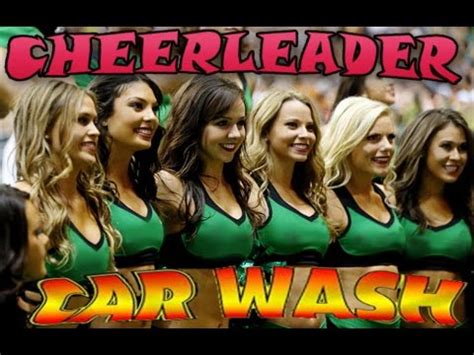 Cheerleader Car Wash Fundraiser