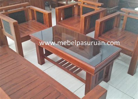 Set ruang tamu furniture mebel 005 srt. Kursi Tamu Minimalis - HASAN MEBEL PASURUAN